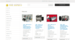 Desktop Screenshot of coolairparts.com