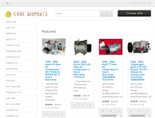 Tablet Screenshot of coolairparts.com